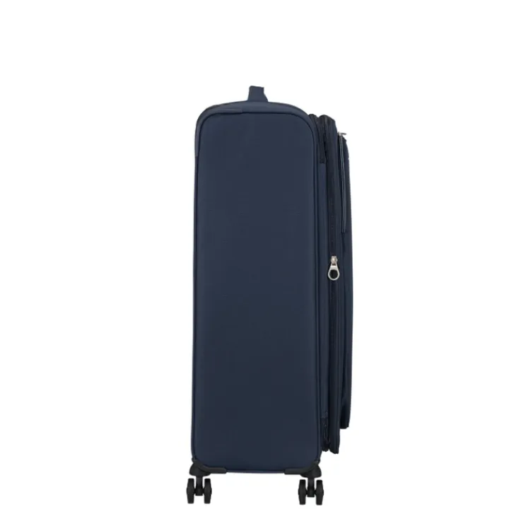 Reistrolleys|Reiskoffers>American Tourister Cloudrider Spinner L Expandable TSA sky navy