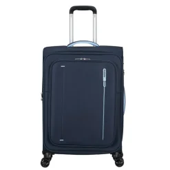 Reistrolleys|Reiskoffers>American Tourister Cloudrider  Spinner M Expandable TSA sky navy