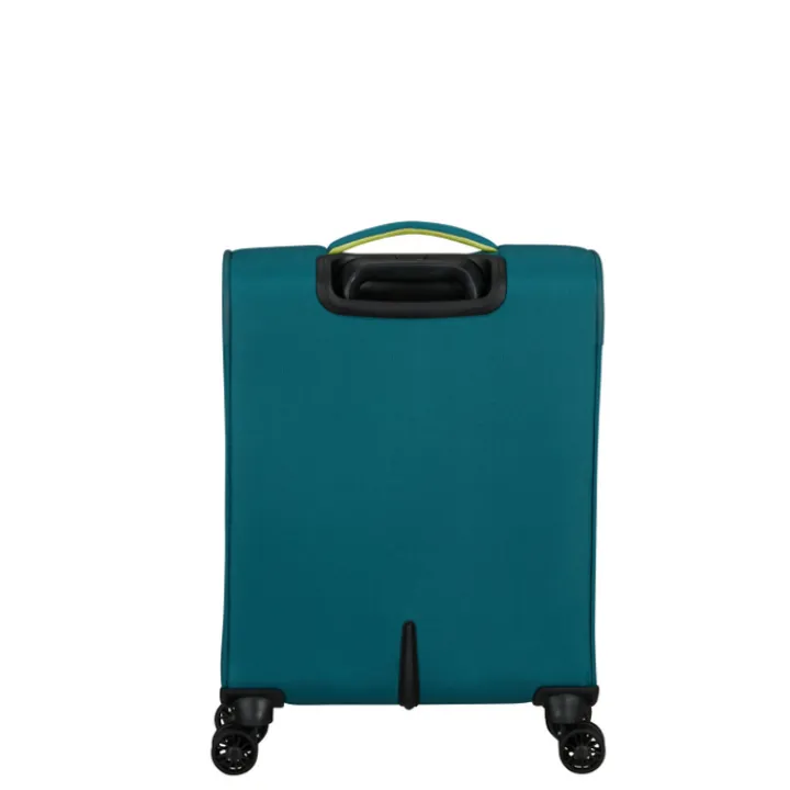 Transavia Trolleys|Handbagage Trolleys>American Tourister Cloudrider Spinner S Expandable TSA misty teal