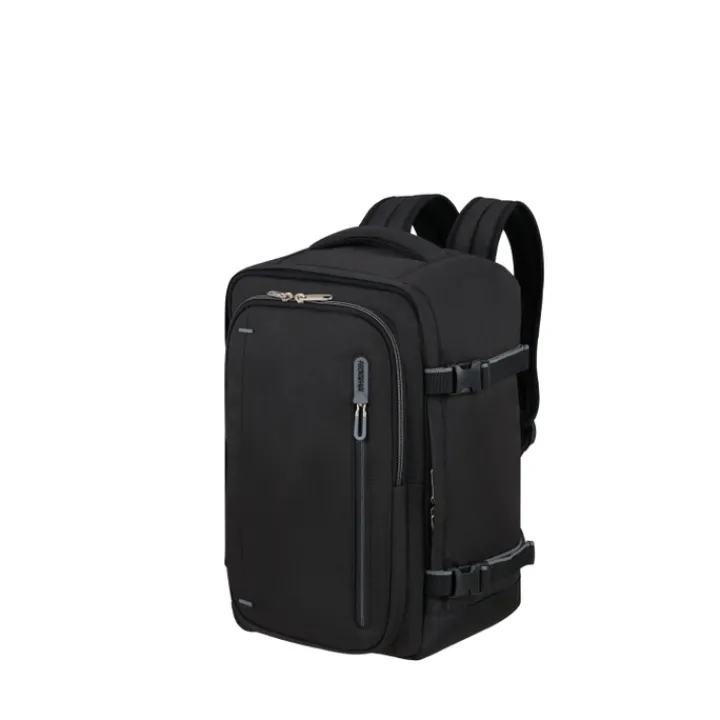 Kleine Reistassen|Handbagage Reistassen>American Tourister Cloudrider Cabin Backpack S jet black