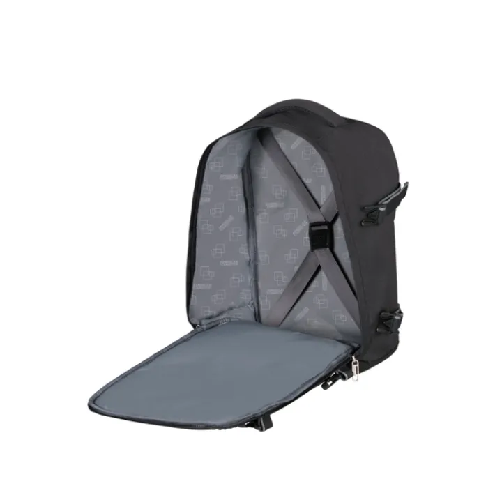 Kleine Reistassen|Handbagage Reistassen>American Tourister Cloudrider Cabin Backpack S jet black