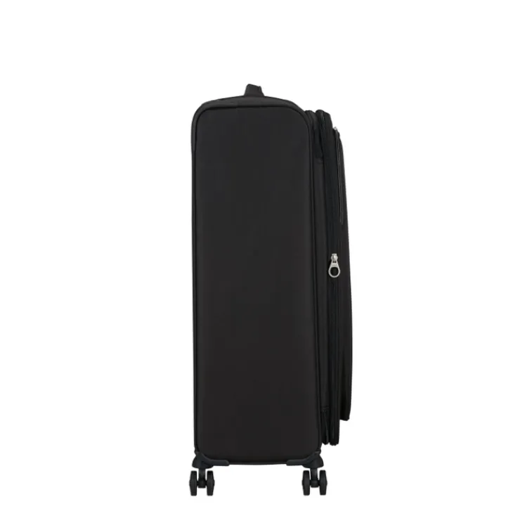 Reistrolleys|Reiskoffers>American Tourister Cloudrider Spinner L Expandable TSA jet black