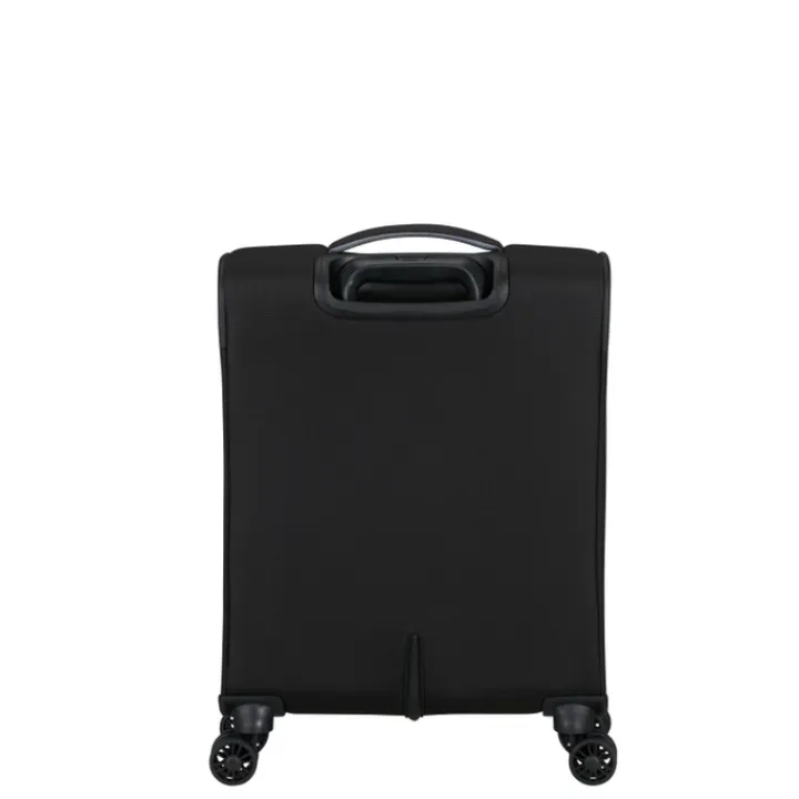 Transavia Trolleys|Handbagage Trolleys>American Tourister Cloudrider Spinner S Expandable TSA jet black