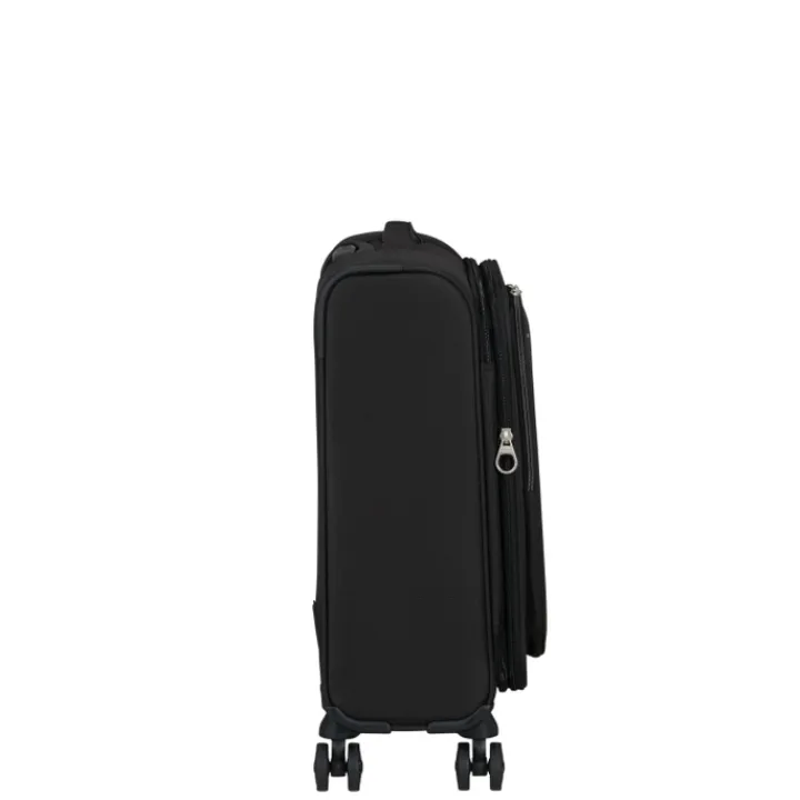 Transavia Trolleys|Handbagage Trolleys>American Tourister Cloudrider Spinner S Expandable TSA jet black