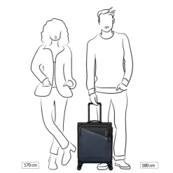 Transavia Trolleys|Handbagage Trolleys>American Tourister Daring Dash Spinner S EXP black/blue