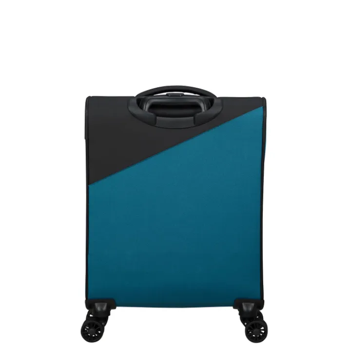Transavia Trolleys|Handbagage Trolleys>American Tourister Daring Dash Spinner S EXP black/blue
