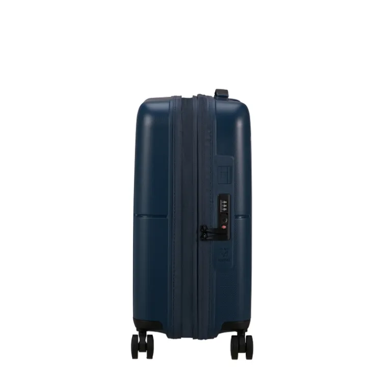Transavia Trolleys|Ryanair Trolleys>American Tourister Dashpop Spinner 55 Exp midnight blue