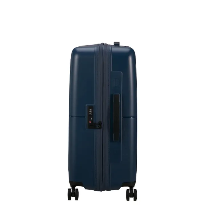 Reistrolleys|Reiskoffers>American Tourister Dashpop Spinner 67 Exp midnight blue