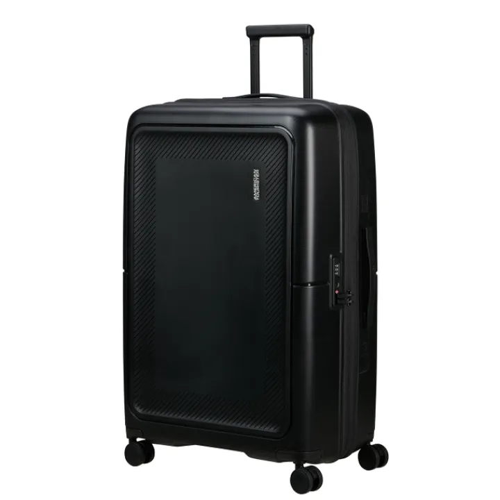 Reistrolleys|Reiskoffers>American Tourister Dashpop Spinner 77 Exp true black