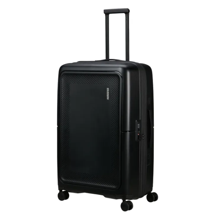 Reistrolleys|Reiskoffers>American Tourister Dashpop Spinner 77 Exp true black