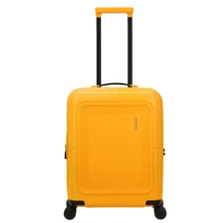 Transavia Trolleys|Ryanair Trolleys>American Tourister Dashpop Spinner 55 Exp golden yellow