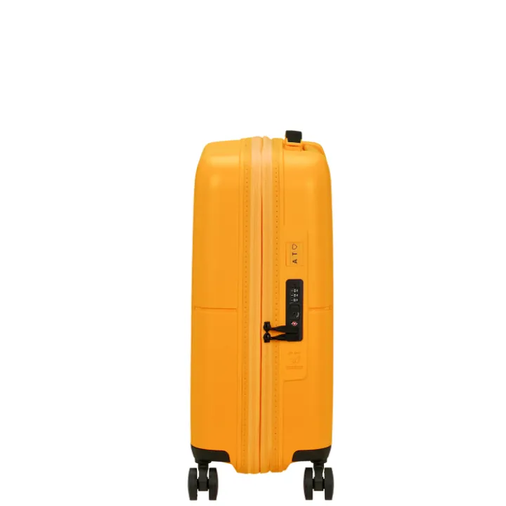 Transavia Trolleys|Ryanair Trolleys>American Tourister Dashpop Spinner 55 Exp golden yellow
