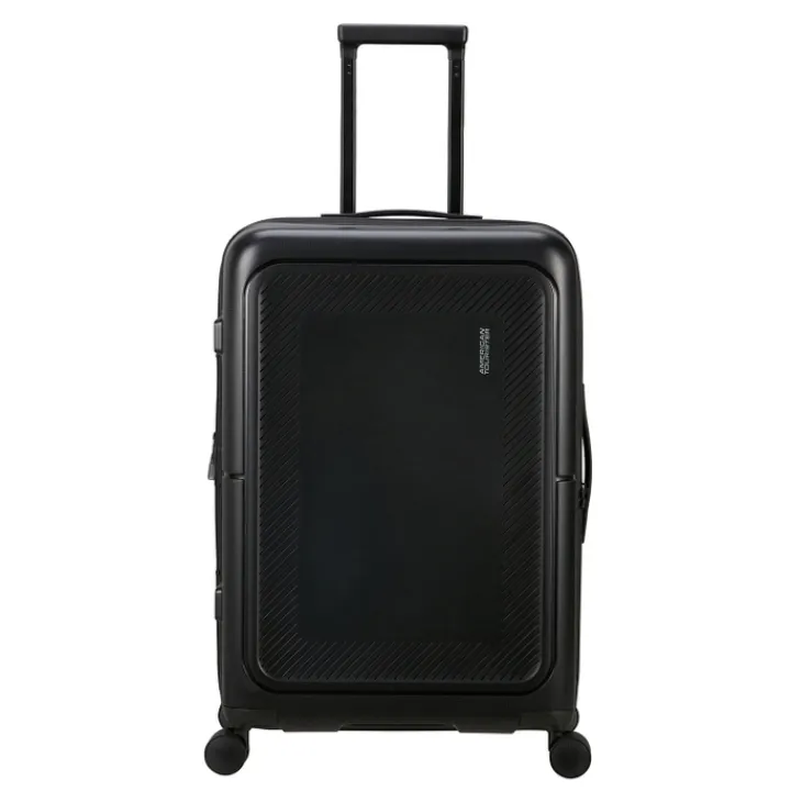 Reistrolleys|Reiskoffers>American Tourister Dashpop Spinner 67 Exp true black