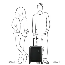 Transavia Trolleys|Ryanair Trolleys>American Tourister Dashpop Spinner 55/20 Exp TSA lilas pink