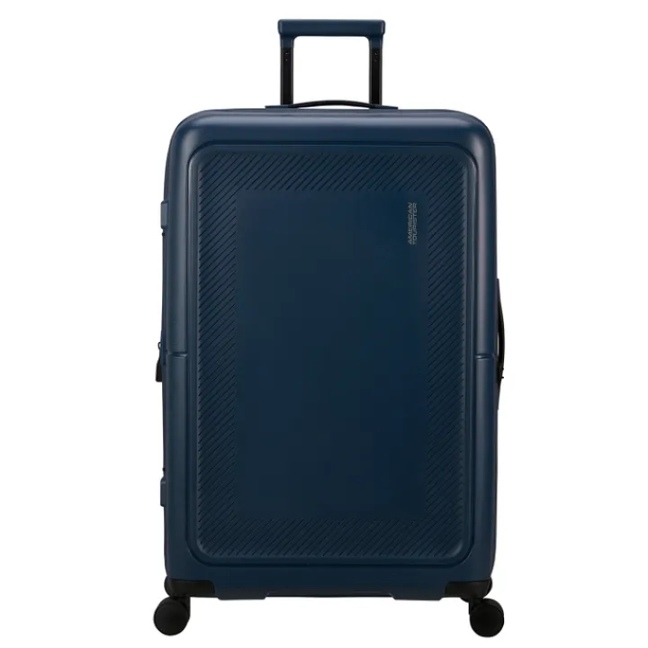 Reistrolleys|Reiskoffers>American Tourister Dashpop Spinner 77 Exp midnight blue