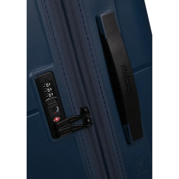 Reistrolleys|Reiskoffers>American Tourister Dashpop Spinner 77 Exp midnight blue