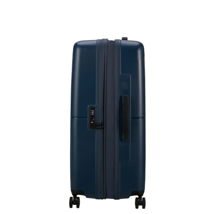 Reistrolleys|Reiskoffers>American Tourister Dashpop Spinner 77 Exp midnight blue