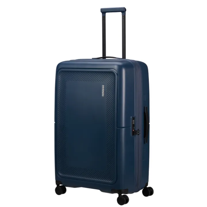 Reistrolleys|Reiskoffers>American Tourister Dashpop Spinner 77 Exp midnight blue