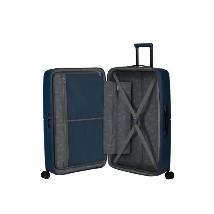 Reistrolleys|Reiskoffers>American Tourister Dashpop Spinner 77 Exp midnight blue