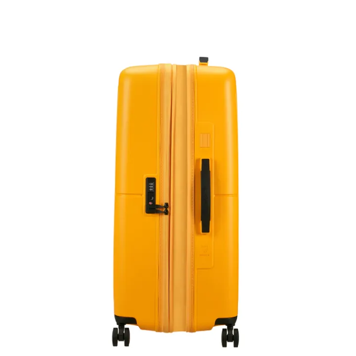 Reistrolleys|Reiskoffers>American Tourister Dashpop Spinner 77 Exp golden yellow
