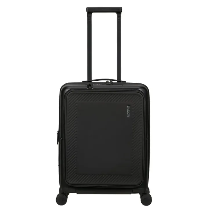 Laptop Trolleys|Laptop Trolleys>American Tourister Dashpop Spinner 55/20 Exp Frontl. true black