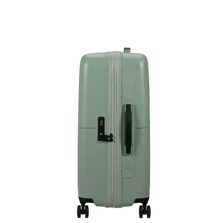 Reistrolleys|Reiskoffers>American Tourister Dashpop Spinner 67/24 Exp TSA iceberg green