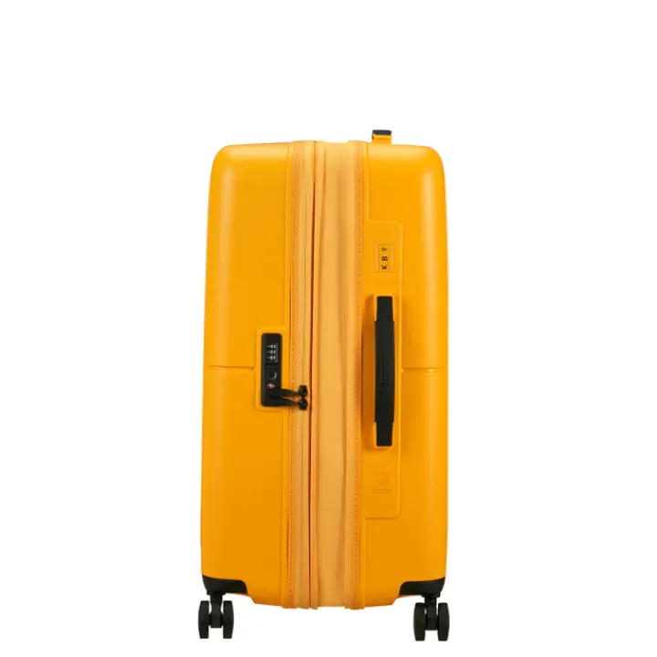 Reistrolleys|Reiskoffers>American Tourister Dashpop Spinner 67 Exp golden yellow