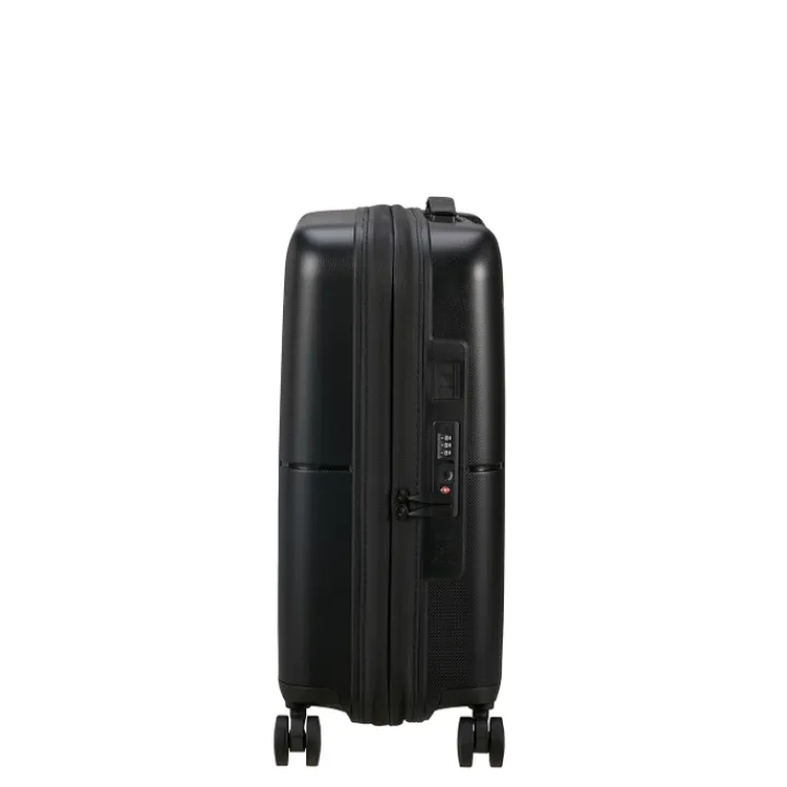 Transavia Trolleys|Ryanair Trolleys>American Tourister Dashpop Spinner 55 Exp true black