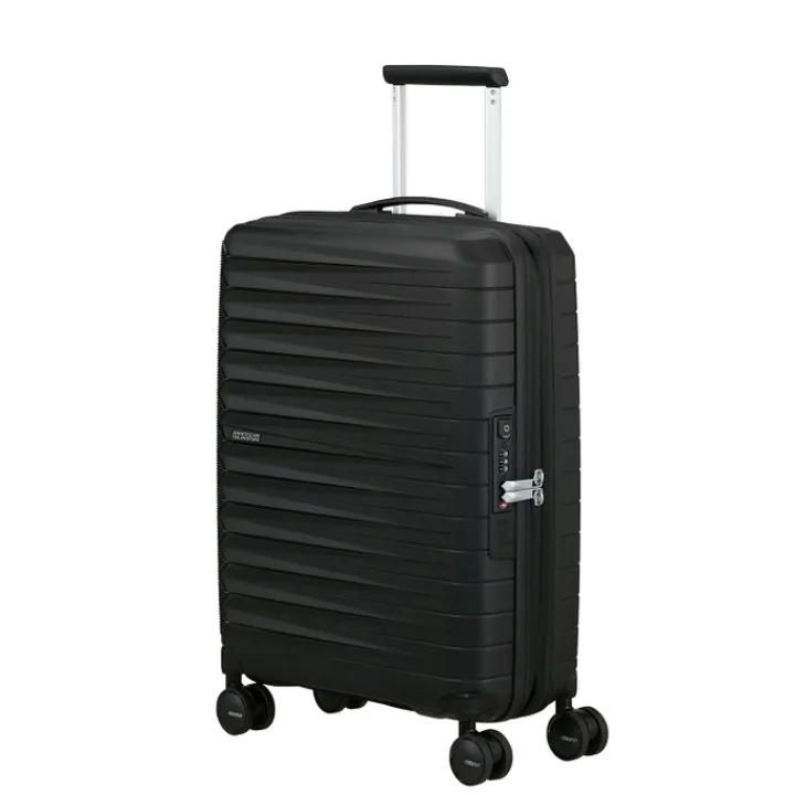 Transavia Trolleys|Ryanair Trolleys>American Tourister FastForward Spinner 55/20 TSA Exp flash black