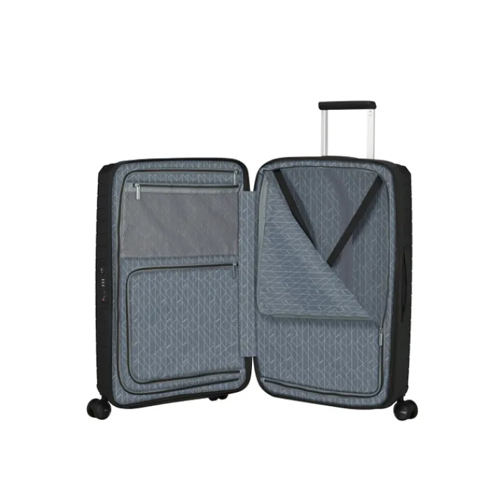 Reistrolleys|Reiskoffers>American Tourister FastForward Spinner 68/25 TSA Exp flash black