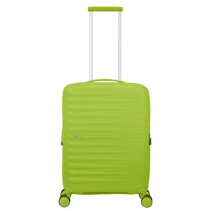 Transavia Trolleys|Ryanair Trolleys>American Tourister FastForward Spinner 55/20 TSA Exp neon lime
