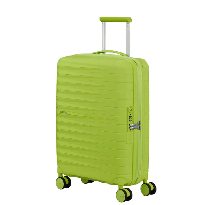 Transavia Trolleys|Ryanair Trolleys>American Tourister FastForward Spinner 55/20 TSA Exp neon lime