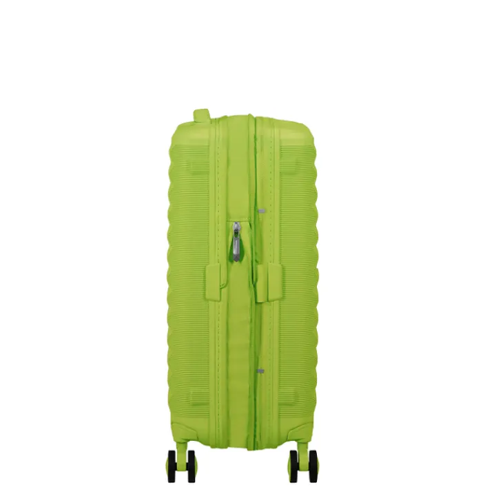 Transavia Trolleys|Ryanair Trolleys>American Tourister FastForward Spinner 55/20 TSA Exp neon lime