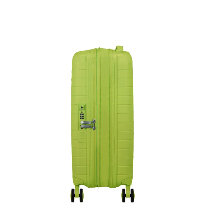 Transavia Trolleys|Ryanair Trolleys>American Tourister FastForward Spinner 55/20 TSA Exp neon lime