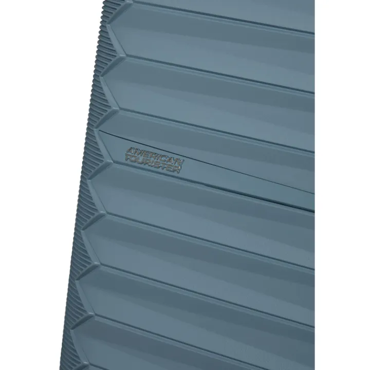 Reistrolleys|Reiskoffers>American Tourister FastForward Spinner 78/29 TSA Exp steel blue