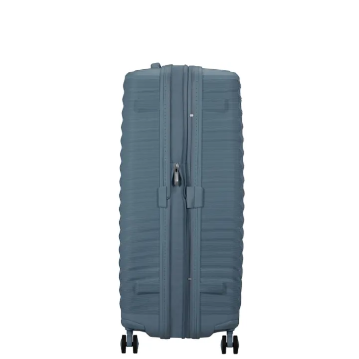 Reistrolleys|Reiskoffers>American Tourister FastForward Spinner 78/29 TSA Exp steel blue