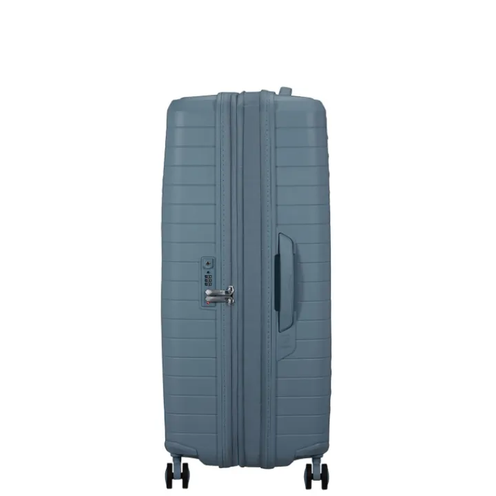 Reistrolleys|Reiskoffers>American Tourister FastForward Spinner 78/29 TSA Exp steel blue