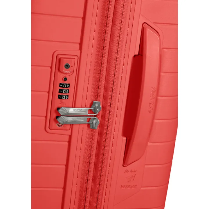 Reistrolleys|Harde Koffers>American Tourister FastForward Spinner 78/29 TSA Exp sunset coral