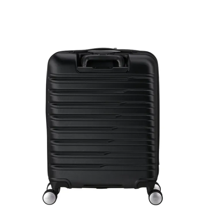 Transavia Trolleys|Ryanair Trolleys>American Tourister Flashline Spin. 55/20 Frontloader Cabin Trolley shadow black