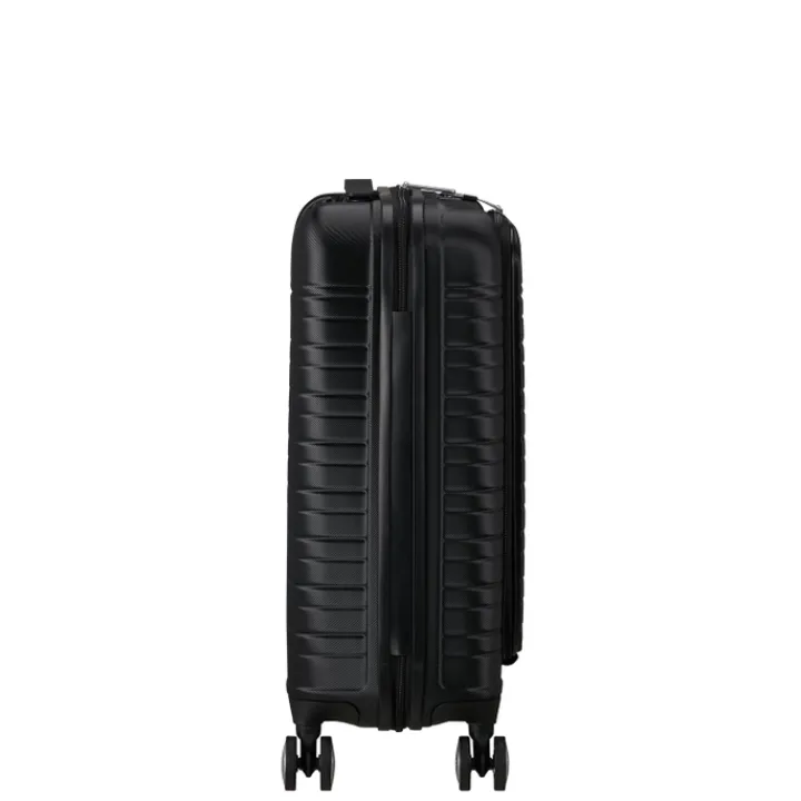 Transavia Trolleys|Ryanair Trolleys>American Tourister Flashline Spin. 55/20 Frontloader Cabin Trolley shadow black