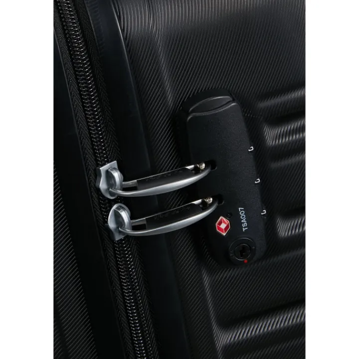 Transavia Trolleys|Klm Trolleys>American Tourister Flashline Spin. 55/25 Cabin Trolley shadow black