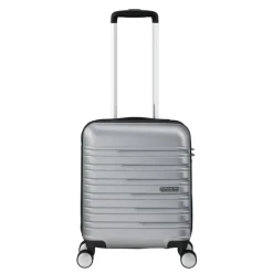 Transavia Trolleys|Handbagage Trolleys>American Tourister Flashline Spinner Underseater sky silver