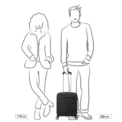Transavia Trolleys|Handbagage Trolleys>American Tourister Flashline Spinner Underseater sky silver