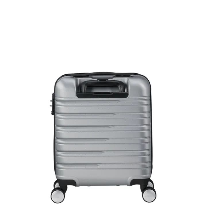 Transavia Trolleys|Handbagage Trolleys>American Tourister Flashline Spinner Underseater sky silver