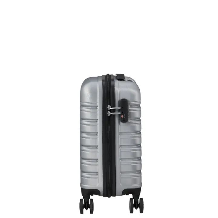 Transavia Trolleys|Handbagage Trolleys>American Tourister Flashline Spinner Underseater sky silver