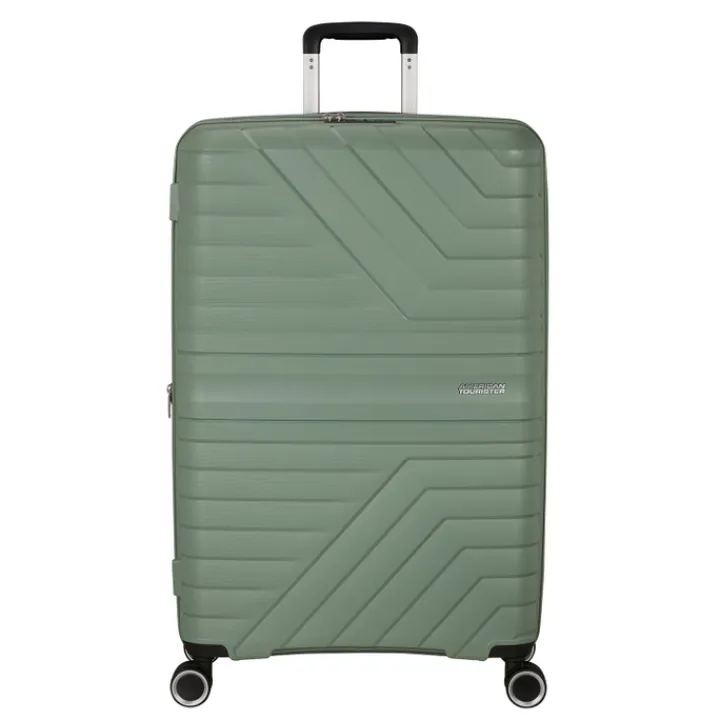 Reistrolleys|Reiskoffers>American Tourister Flytwist Spinner 78/29 TSA Expandable botanic green