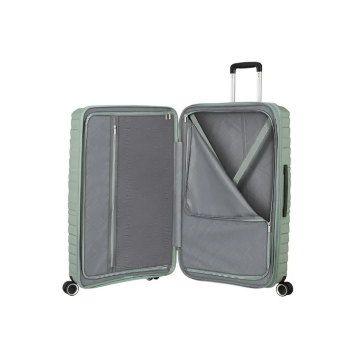 Reistrolleys|Reiskoffers>American Tourister Flytwist Spinner 78/29 TSA Expandable botanic green