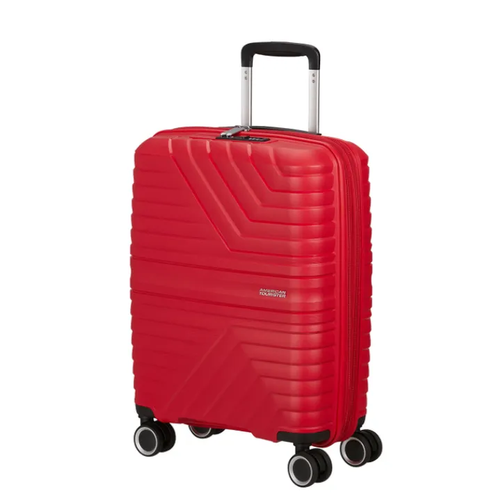Handbagage Trolleys|Reistrolleys>American Tourister Flytwist Spinner Cabin Trolley 55 cm Exp. true red