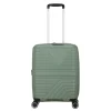 Handbagage Trolleys|Reiskoffers>American Tourister Flytwist Spinner 55/20 TSA Expandable botanic green
