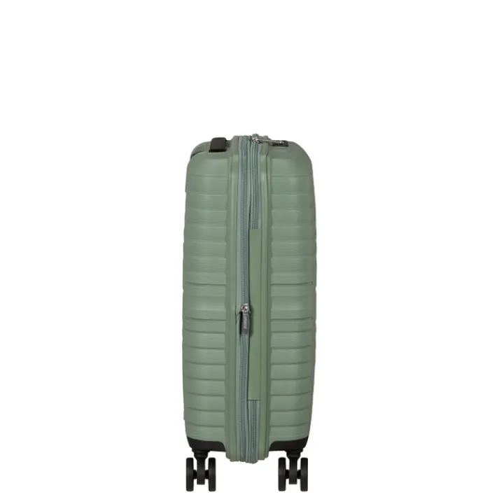 Handbagage Trolleys|Reiskoffers>American Tourister Flytwist Spinner 55/20 TSA Expandable botanic green